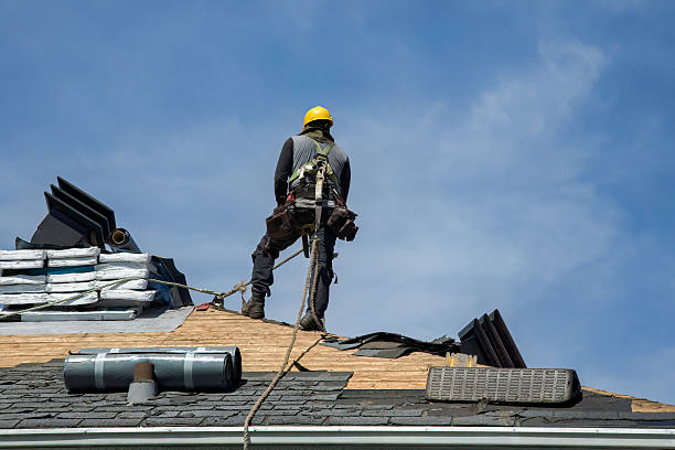 Professional Roofing technician working in Ellwood City, PA